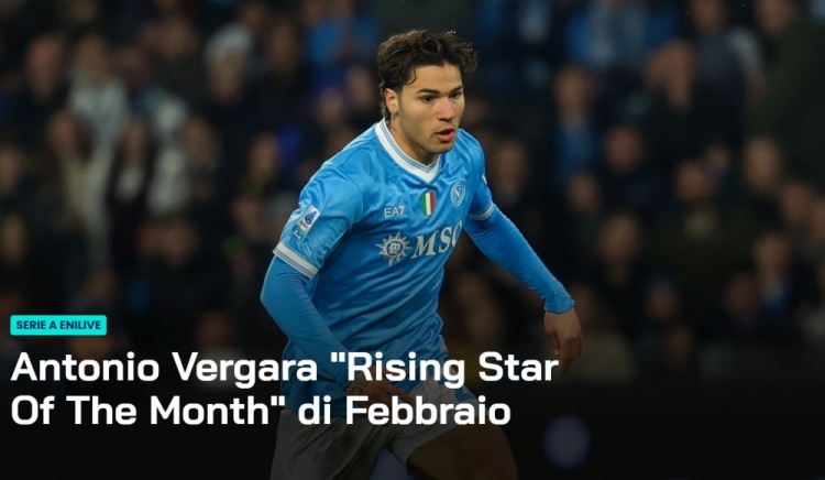官方：那不勒斯中场维尔加拉被评为意甲2月最佳U23球员